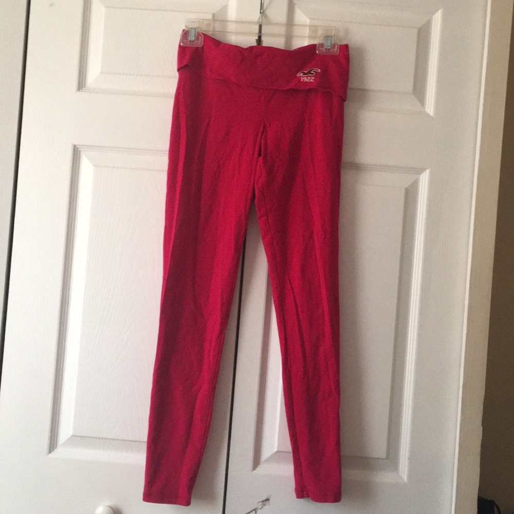 Pink Hollister Yoga Leggings